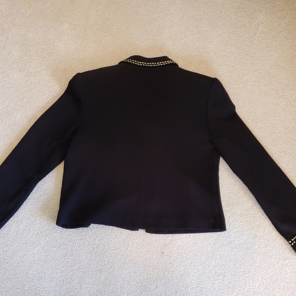 VTG Jessica Howard black cropped jacket. Size 8. - Picture 2 of 6